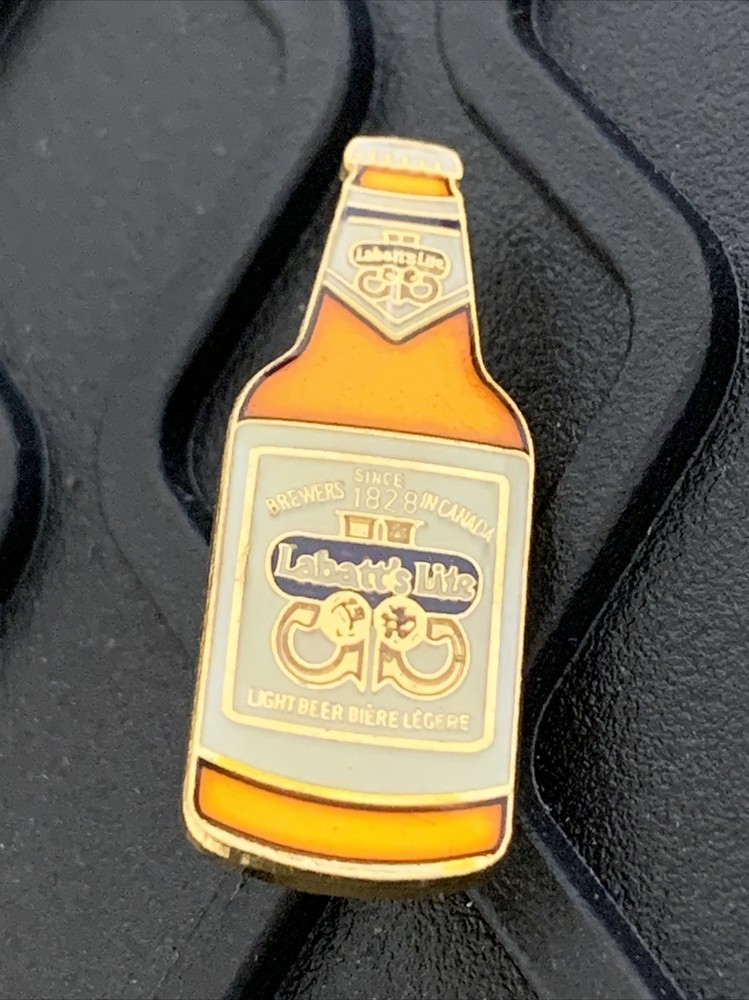 Labatts Lite Beee Bottle Lapel Pin 1.25”
