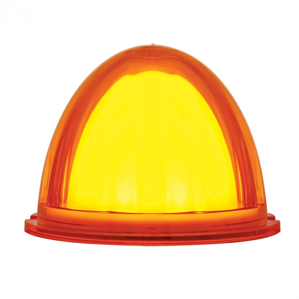 Light Bracket w/ 9 Amber LED Dual Function GLO Watermelon Light - Amber Lens