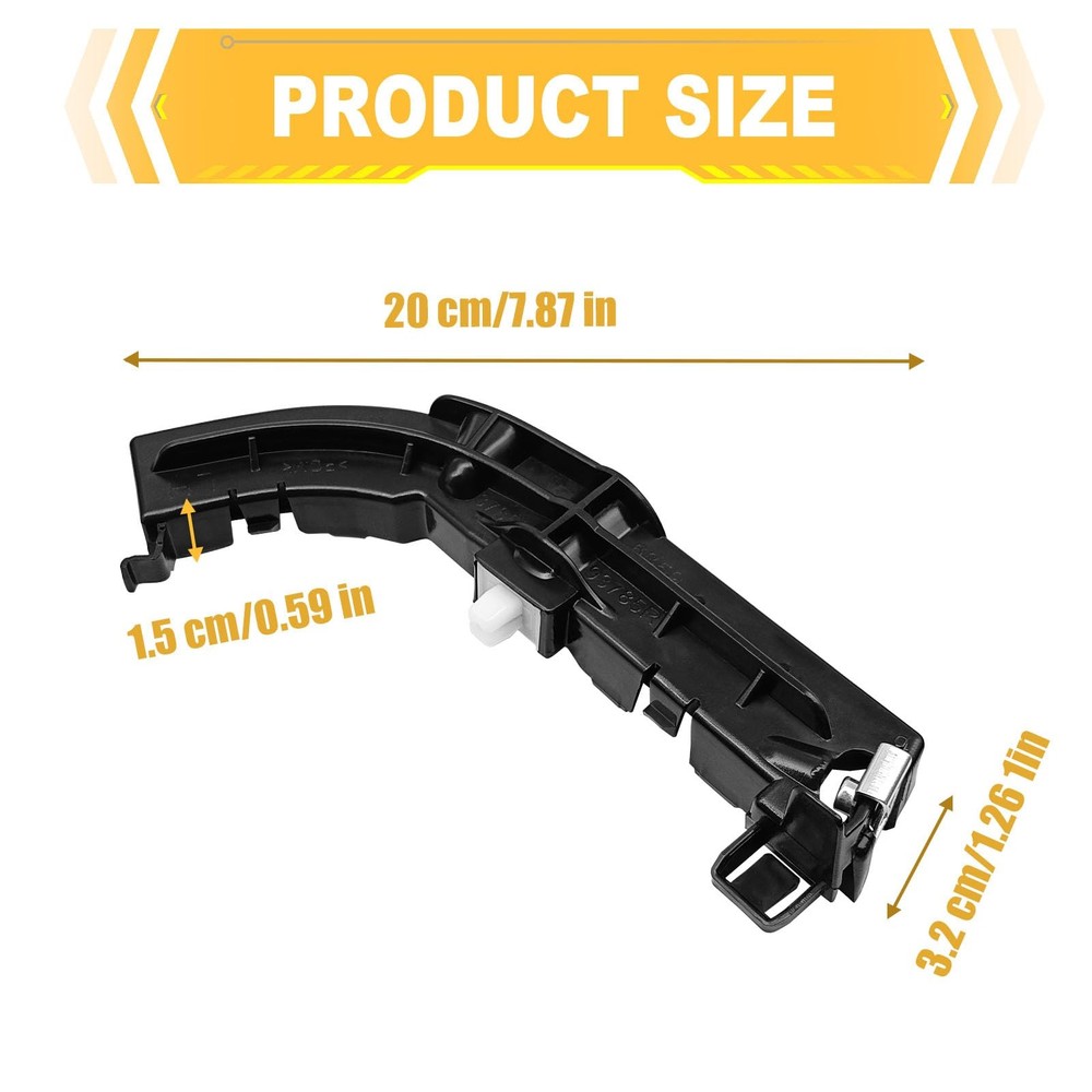 Dunviku Bumper Support Brackets Front Left Right Pair Driver Passenger Side...