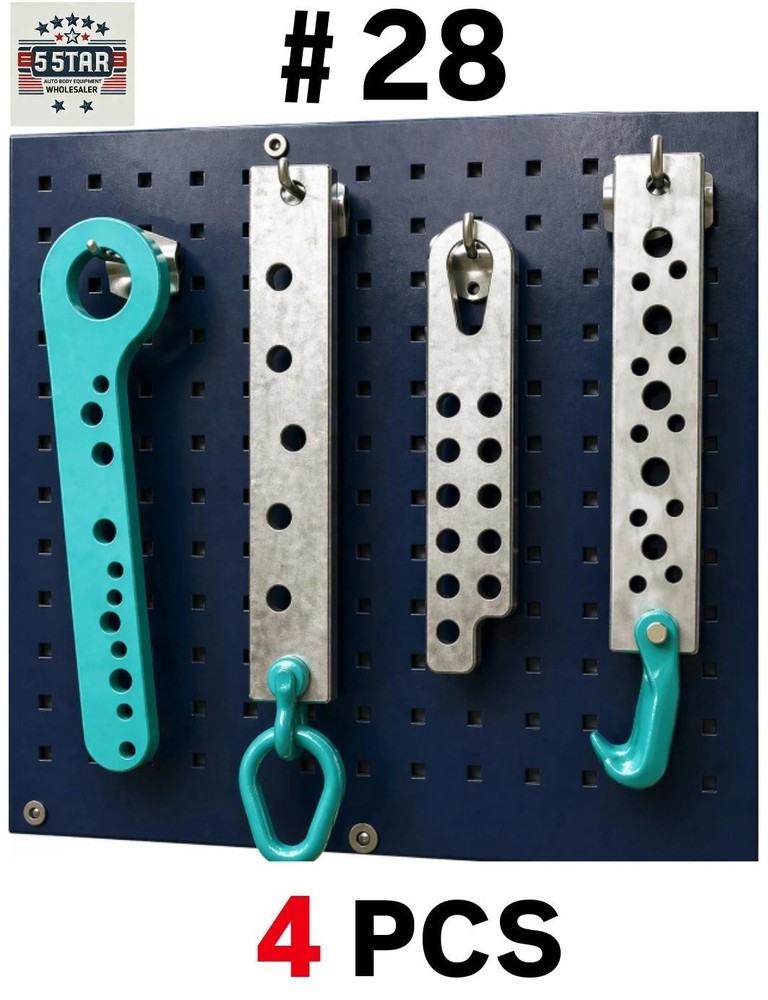 SET#28 Multi Hole Pull Plates Draw Bar Set Claw Auto body frame machine tool