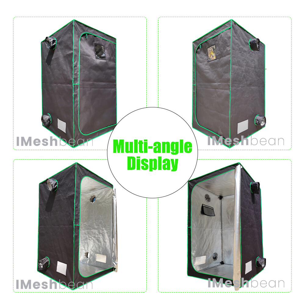 Complete Grow Tent Kit w/LED Full Spectrum Grow Light+Air Filter Kit+Duct Fan