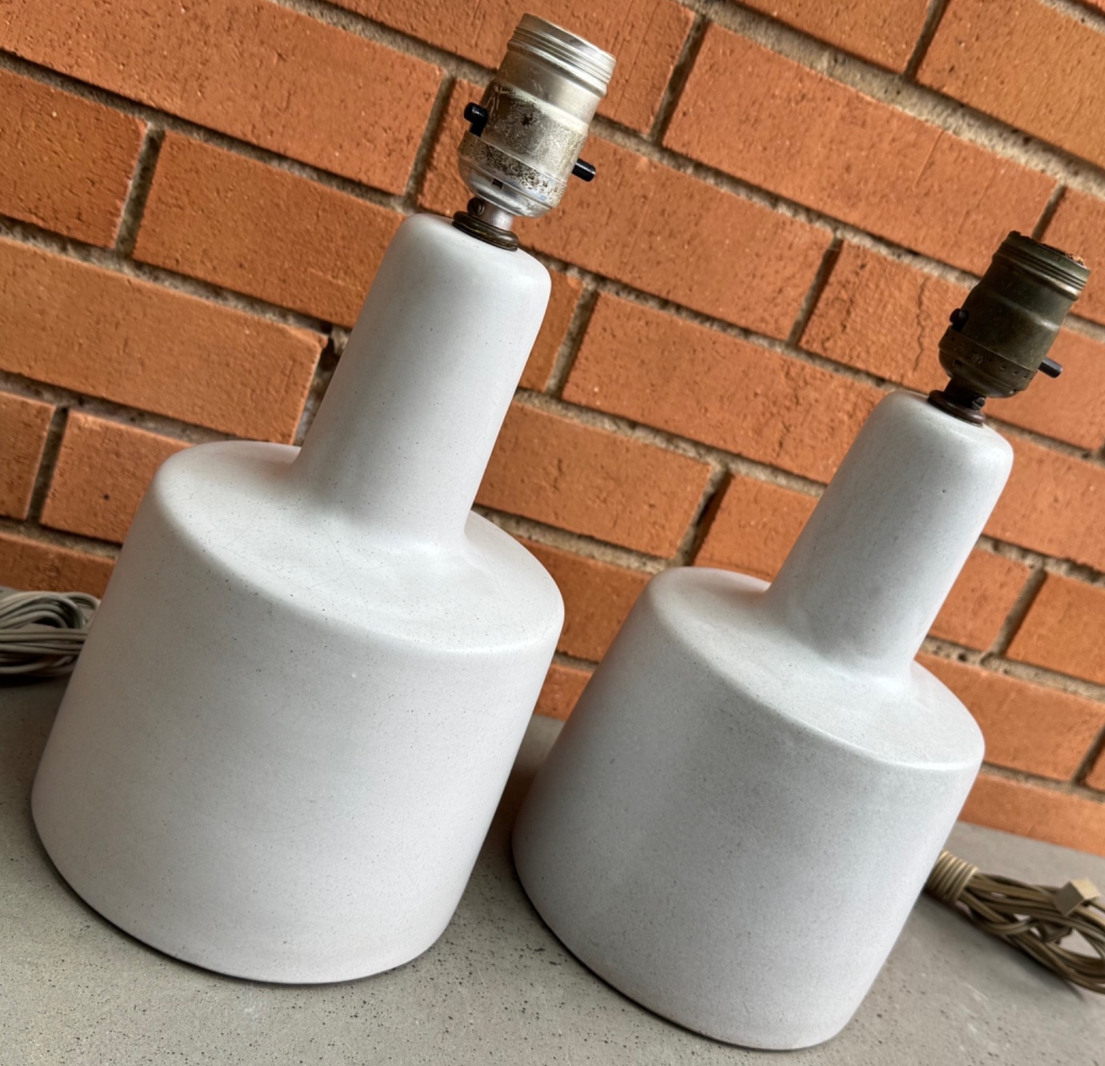 Vintage MCM MARTZ Ceramic Lamps Mid Century Modern Lighting 60s Marshall Studios