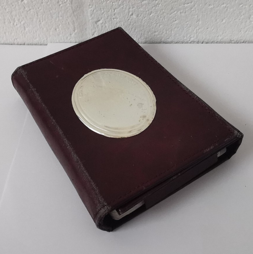 Solid Silver Mounted Playing Cards Case.
