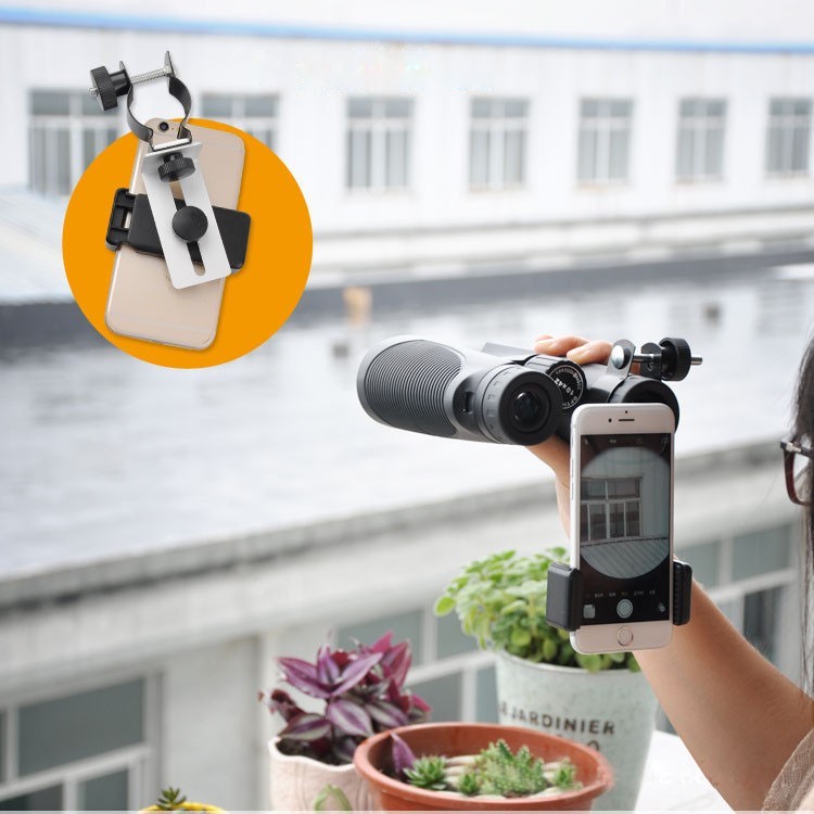 Universal Mobile Cell Phone Adapter Clip Mount Holder for Telescope Microscope