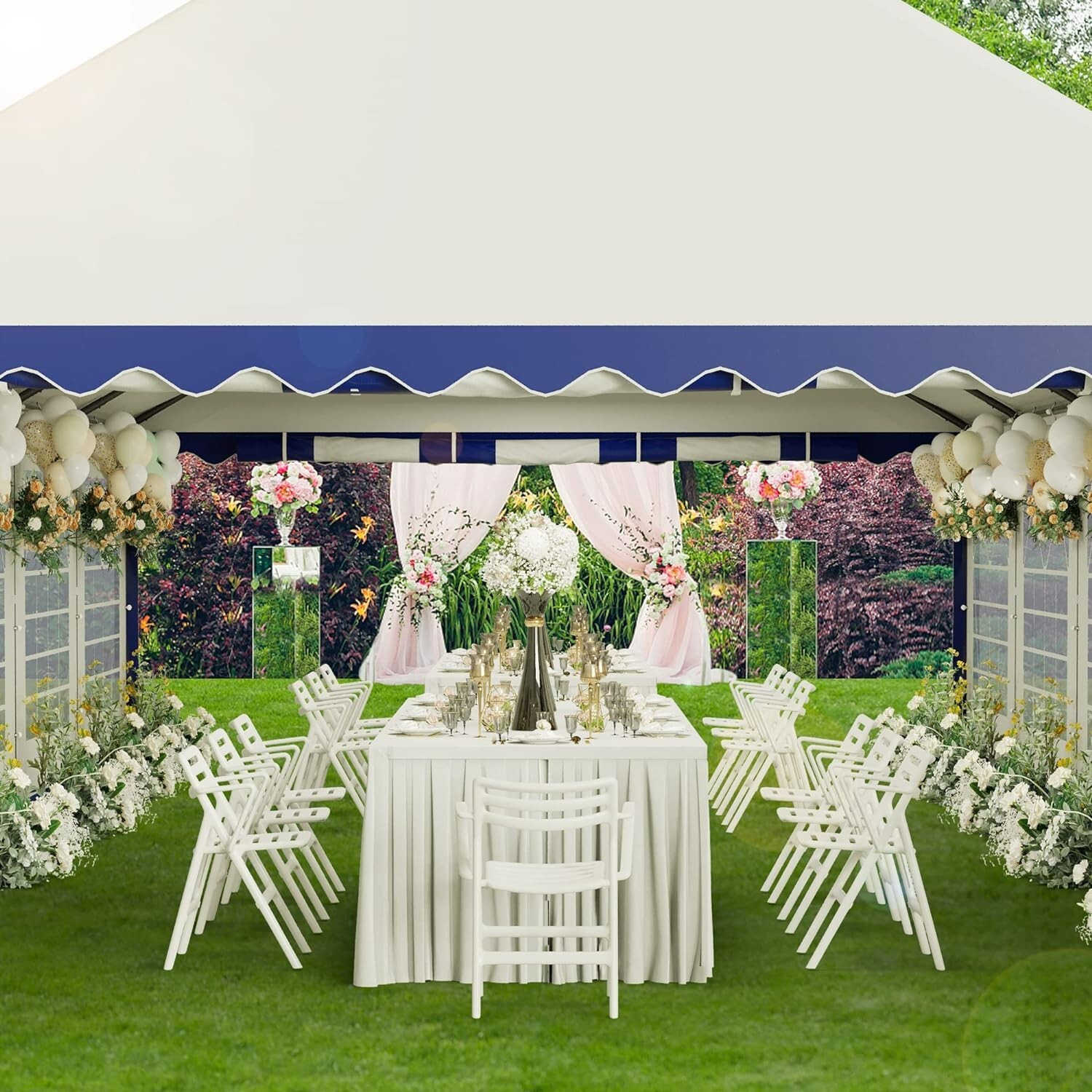 16' x20' Outdoor Commercial Party Tent Heavy Duty Wedding Canopy Gazebo Pavilion