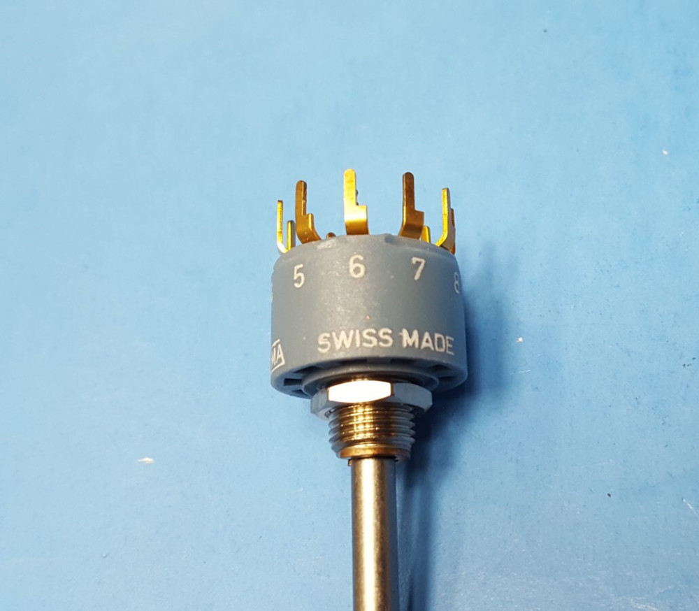 SELECTOR SWITCH, 01-1190-20, ELMA, Rotary, 10 position