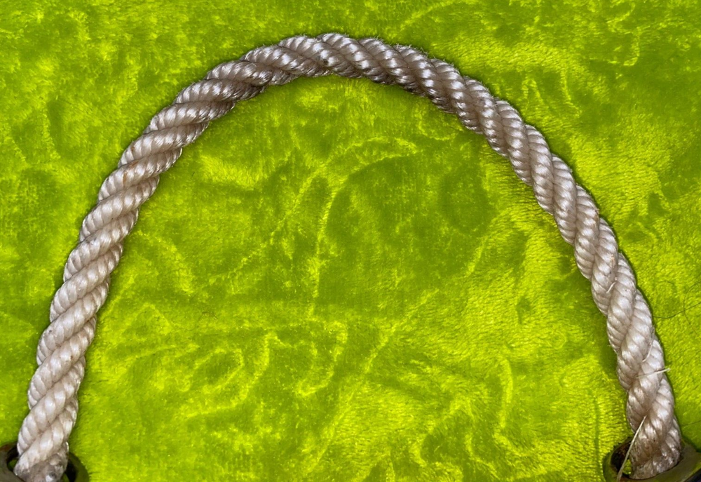 HILASON ROPE NOSE SWEET IRON DOUBLE JOINTED HACKAMORE COMBINATION BIT