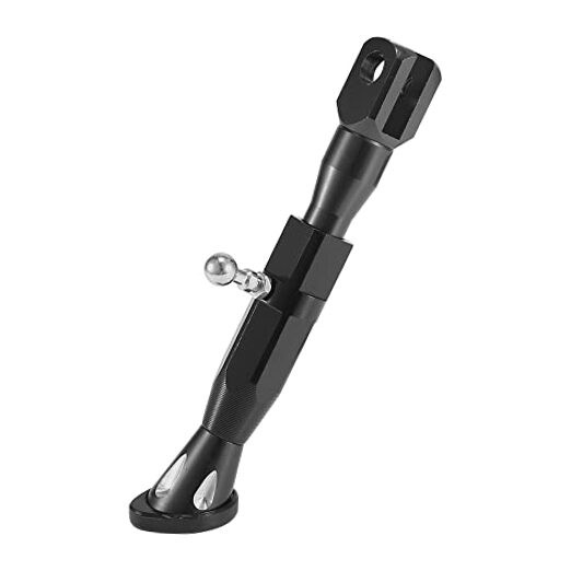 Universal Adjustable Motorcycle Kickstand Side Support Stand CNC Black