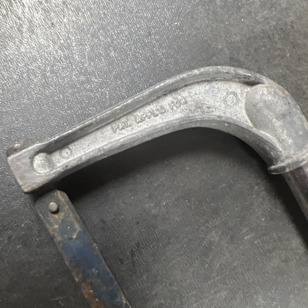 Vintage USA Easco Hacksaw Hack Saw Handle No 21 600 Tool Adjustable