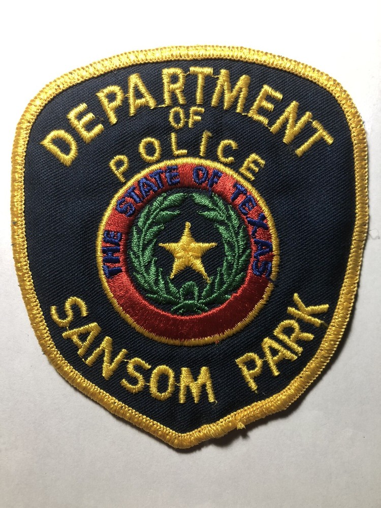 RARE ~ Sansom Park Texas Police Patch ~ Obsolete