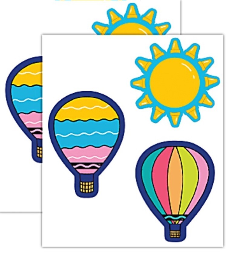 2-Packs Eureka Paper Cut-Outs Crayola 36 Per Pack Classroom Decorations