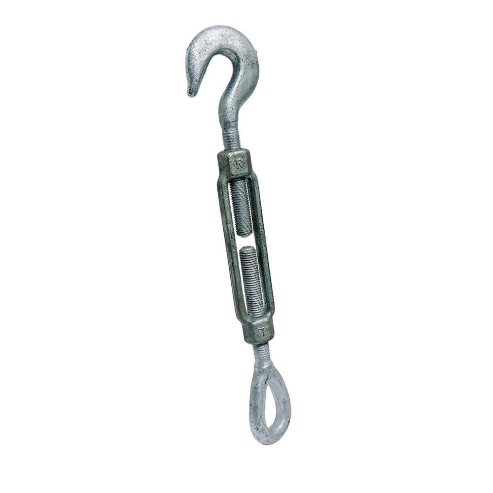 3/4" x 6" Turnbuckle HOOK EYE Pulley Galvanized Drop Forge 3000 Lb Capacity