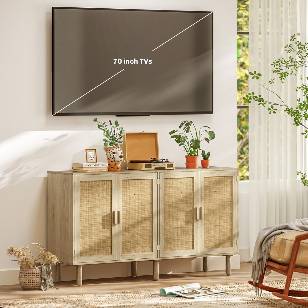 Two Double-tier Cabinets for Ample Storage