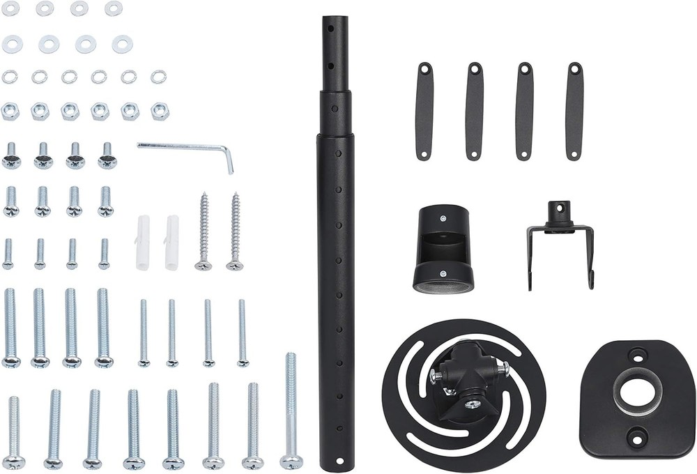 Full Motion Universal Ceiling Projector Mount Bracket with Adjustable Height ...