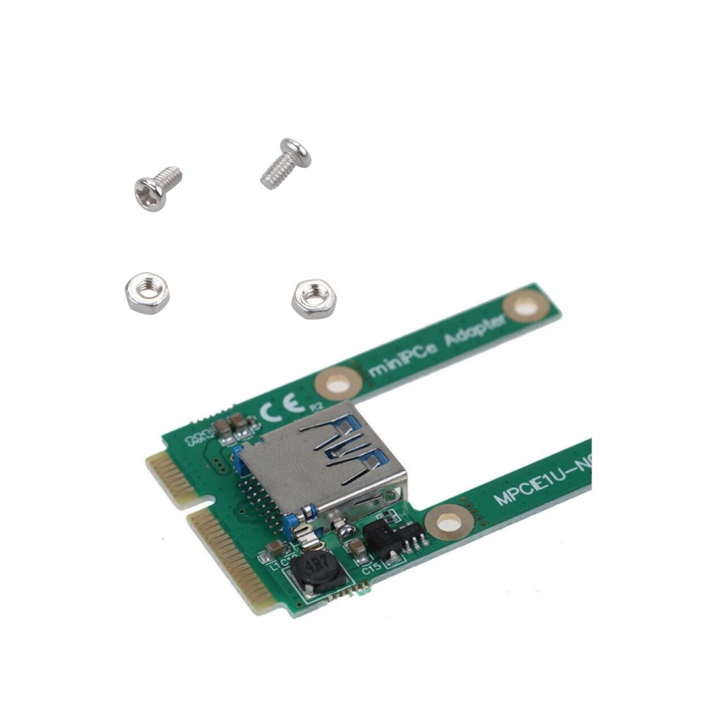 Notebook Mini PCI-E To USB 2.0 Converter Adapter Card Expansion USB Interface