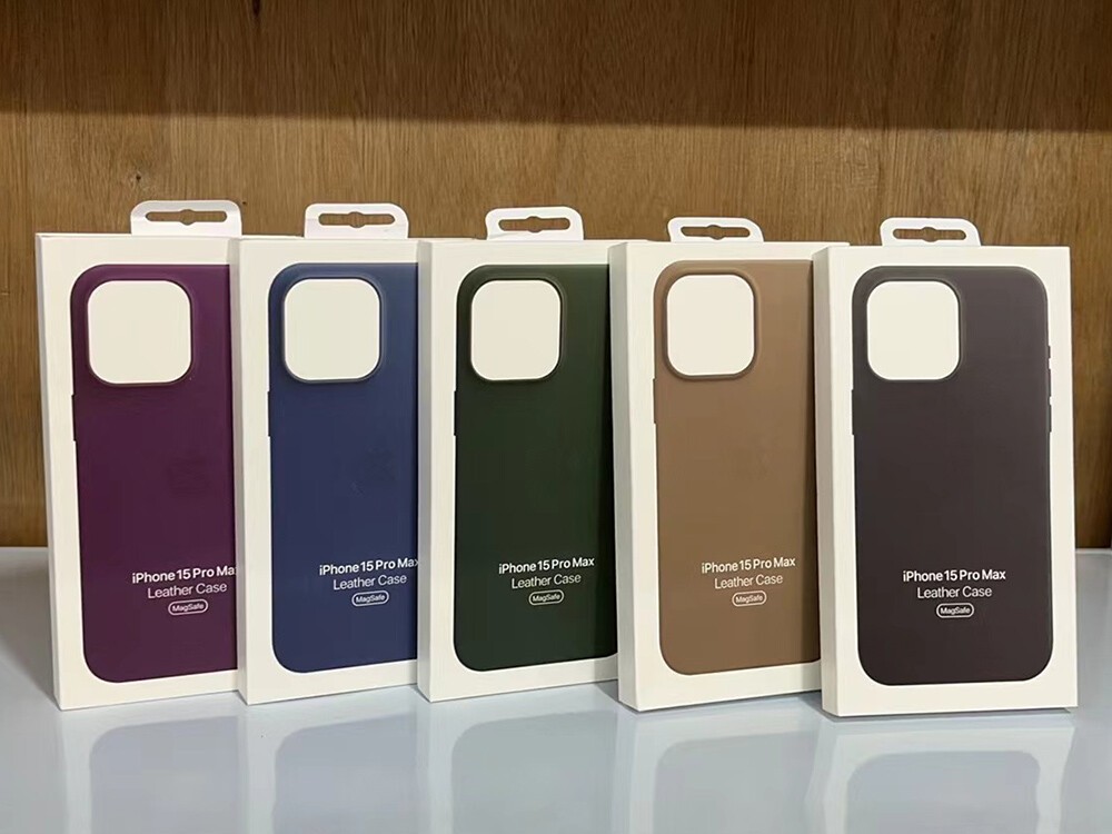 Original Leather Phone Case With MagSafe For iPhone 15/15 Pro/15 Pro Max