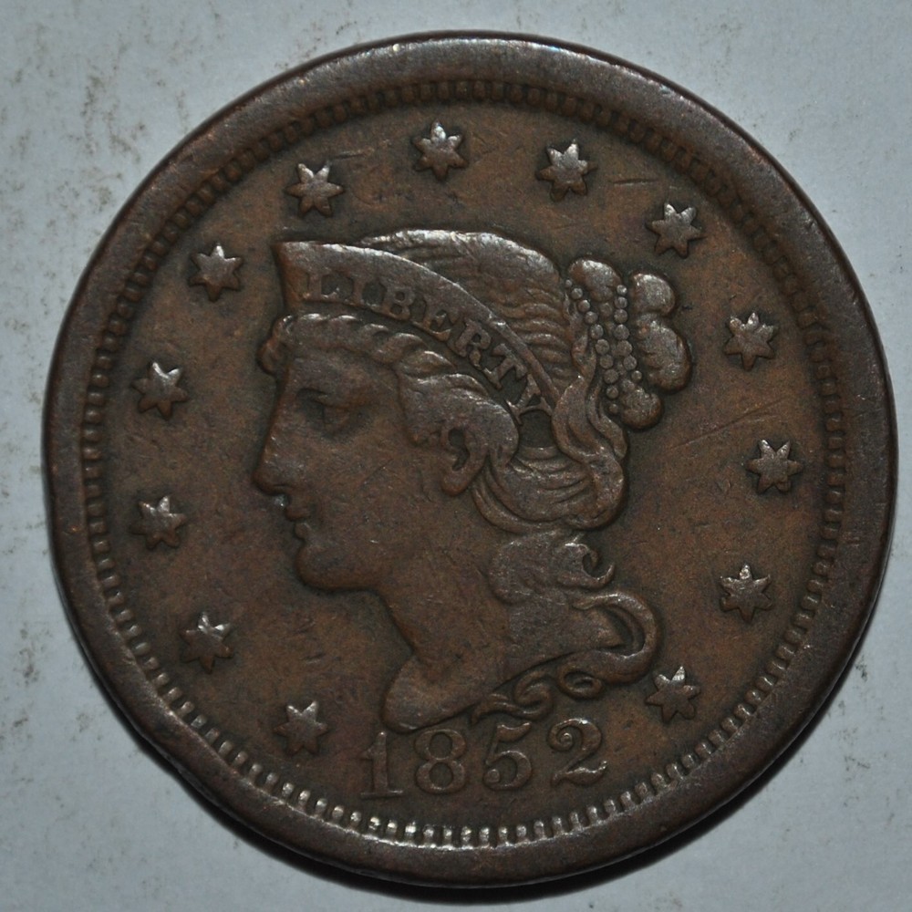1852  Large Cent  {{{4680