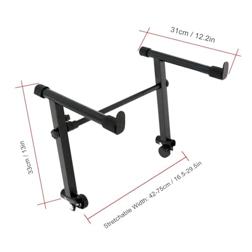 Universal Second Tier Stand for Electronic Piano Keyboard Stand, 2 Tier