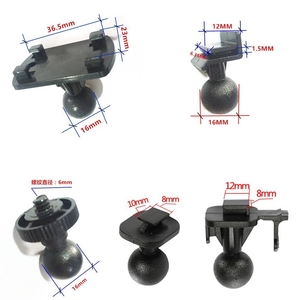 Car Suction Cup Vehicle Windshield With 5 Types Adapter Holder
