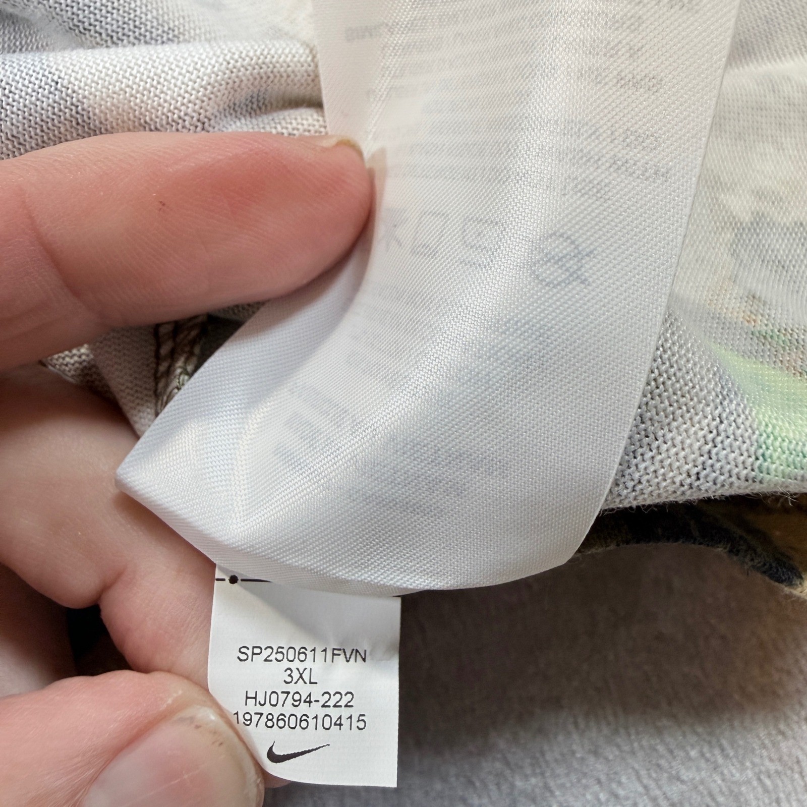 Nike ACG Dri Fit Leafcutter Loose Fit Men's 3XL T Shirt Camo hj0794-222