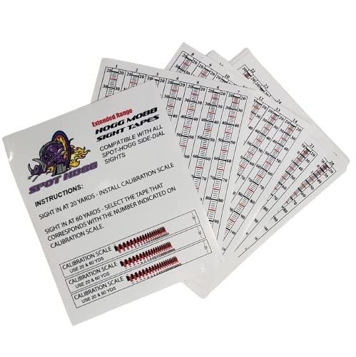Archery - Extended Range Sight Tape/Yardage Tapes (Red)