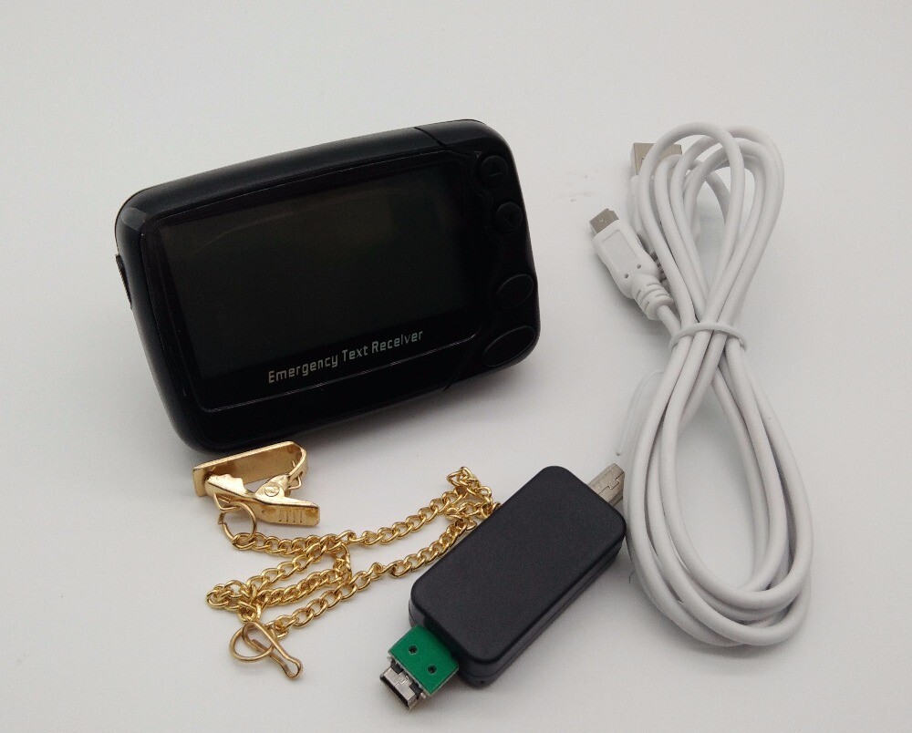 Programmable POCSAG Pager Emergency Text Receiver For MMDVM DAPNET UHF VHF
