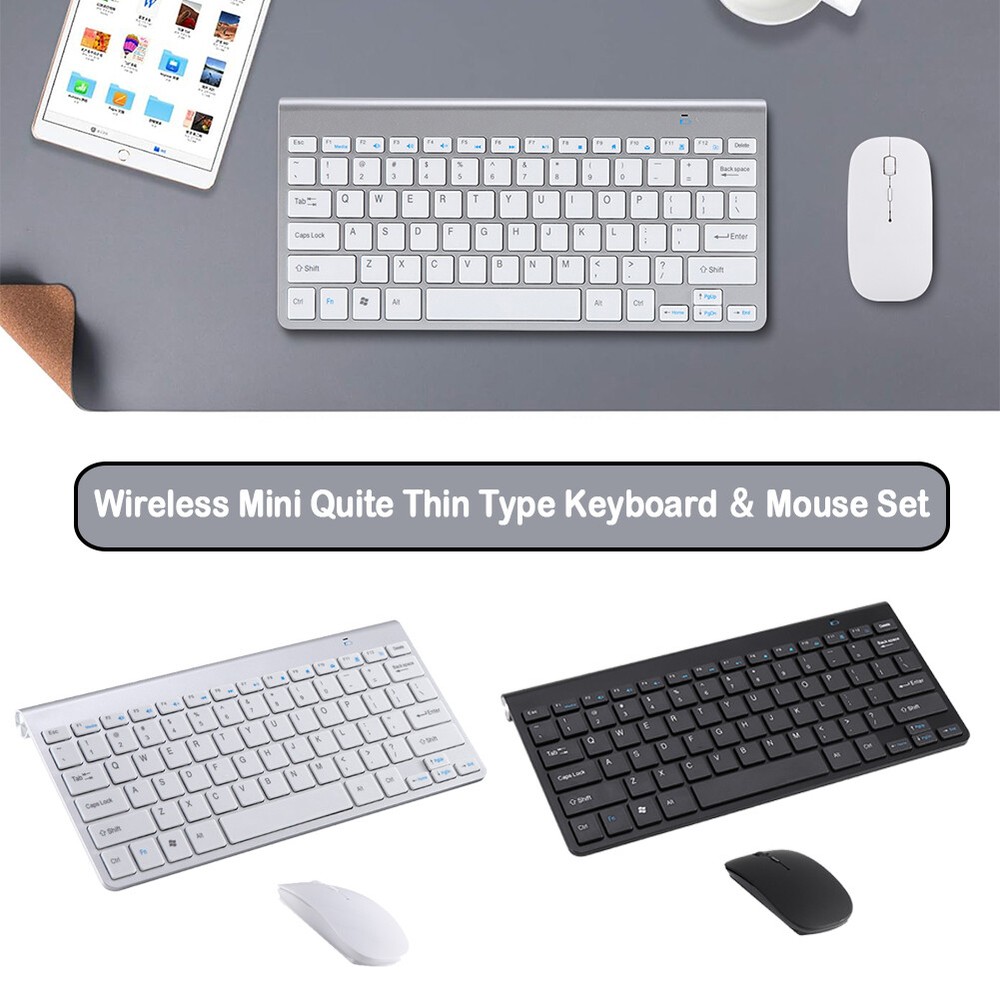 Mini Wireless Keyboard And Mouse Set Waterproof 2.4G For Mac Apple PC Computer
