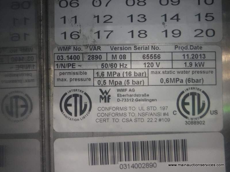 WMF WMF-1400, 1400 3 Hopper Espresso Machine