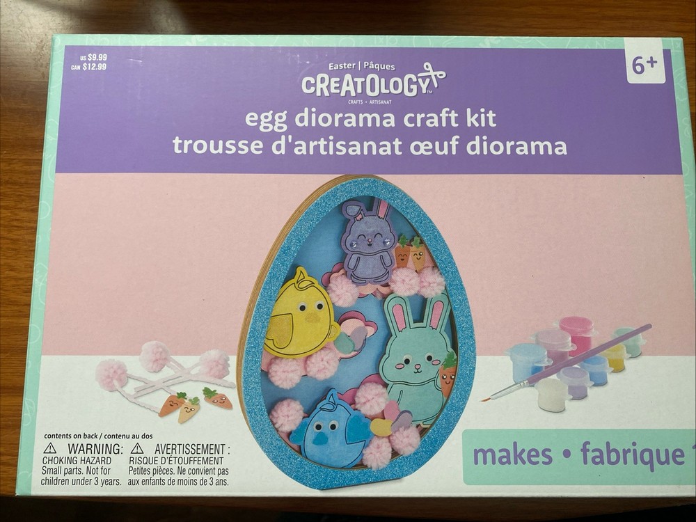 Creatology Easter Egg Diorama Craft Kit New