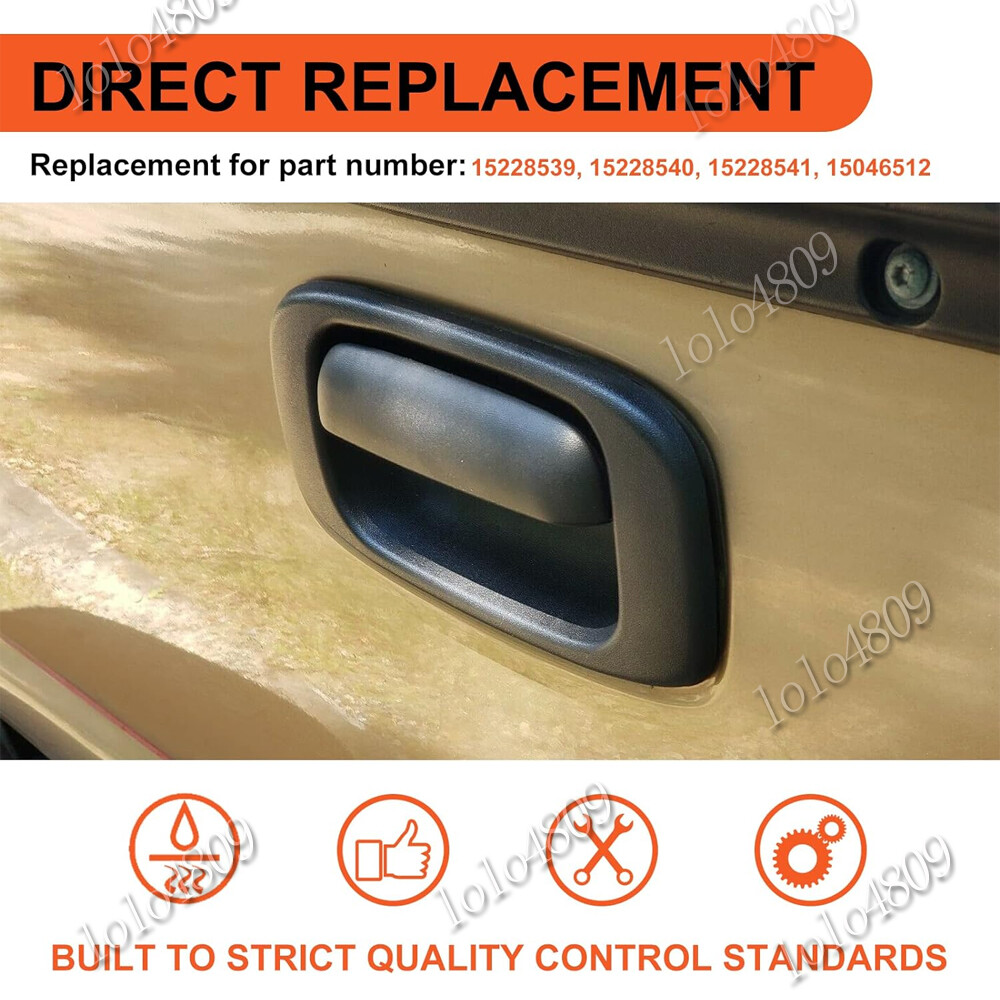 Tailgate Handle Bezel Compatible For 1999-2006 Chevrolet/GMC Models, Black