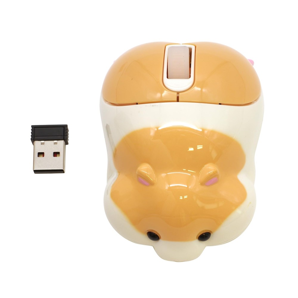 Sun-Star Stationery Butt Mouse [Golden] Wireless Hamster