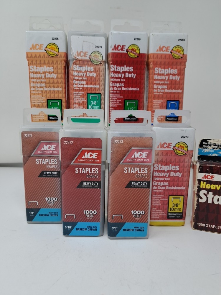 (Roofers)Assorted Ace Staples 13 Packs