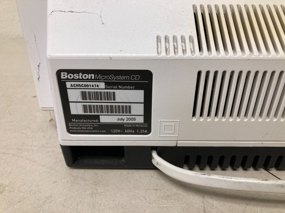 Vintage Boston MicroSystem CD Player