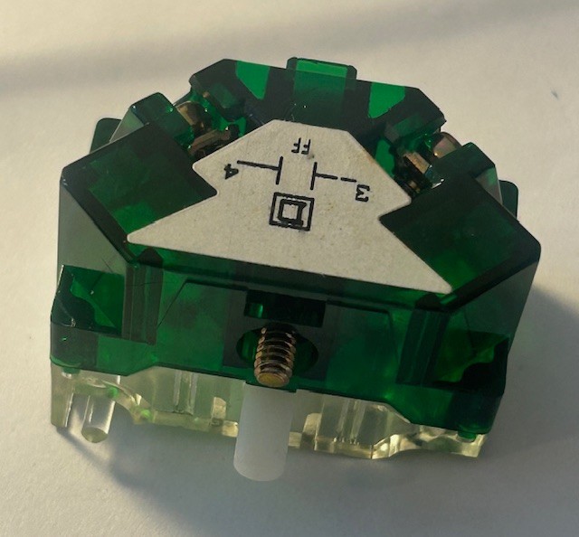 KA2 30 MM Switch Contct Green