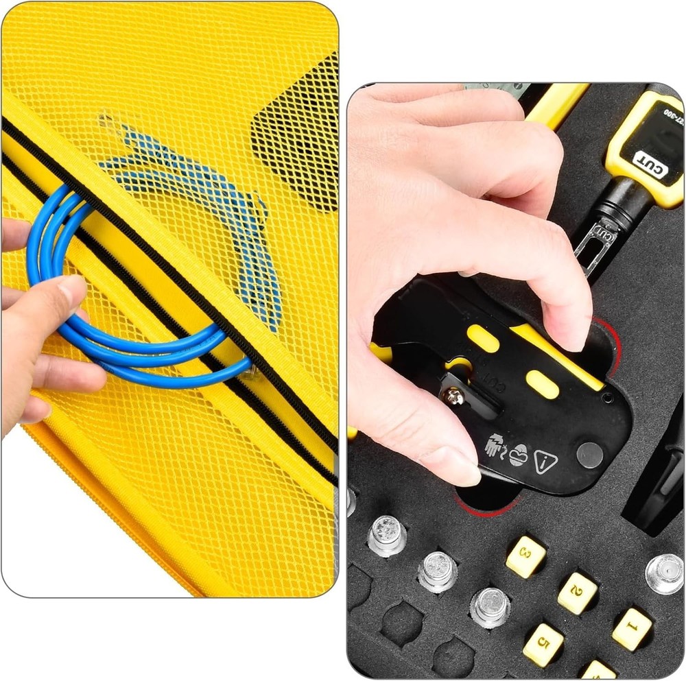 Klein Tools-Compatible Hard Carrying Case for Cable Testers & Tools