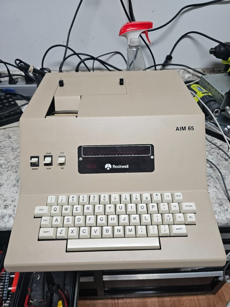 Retro Rare Clean Vintage Rockwell AIM-65 Advanced Interactive Microcomputer 6500