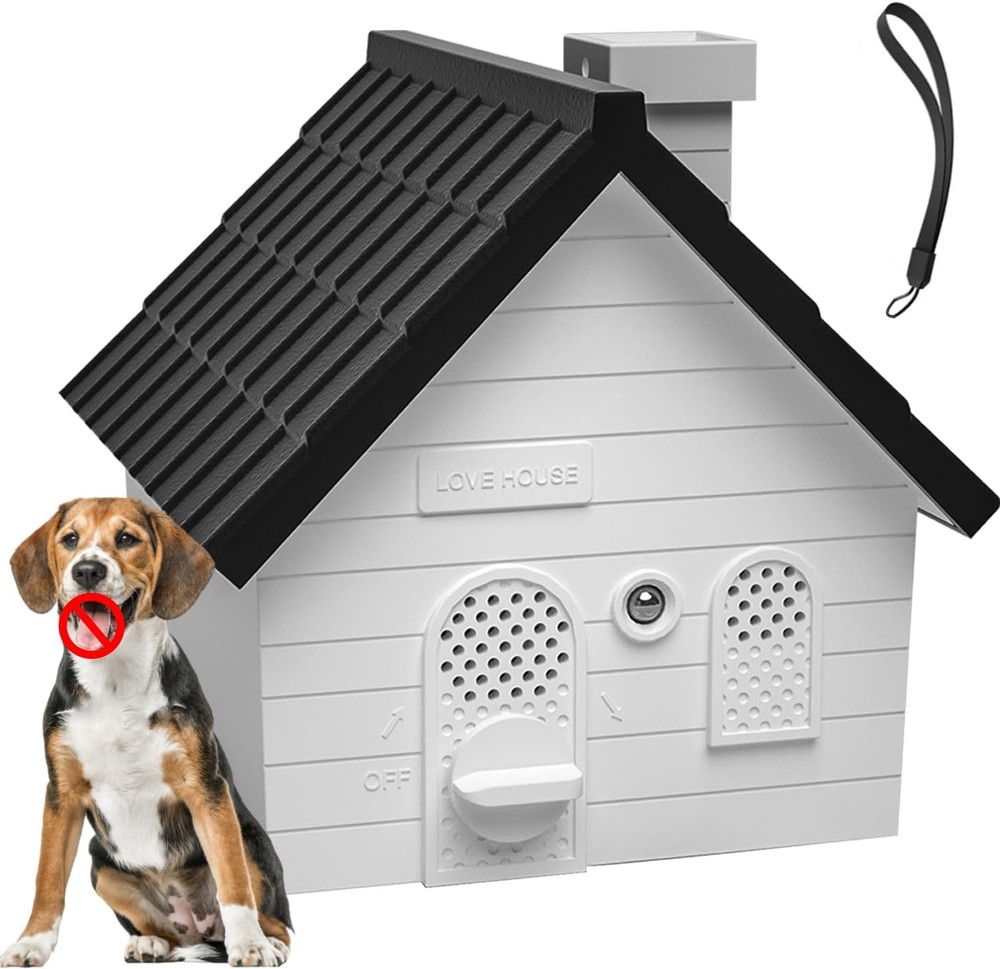 Weatherproof Anti Bark Device Dog Silencer 50ft Range