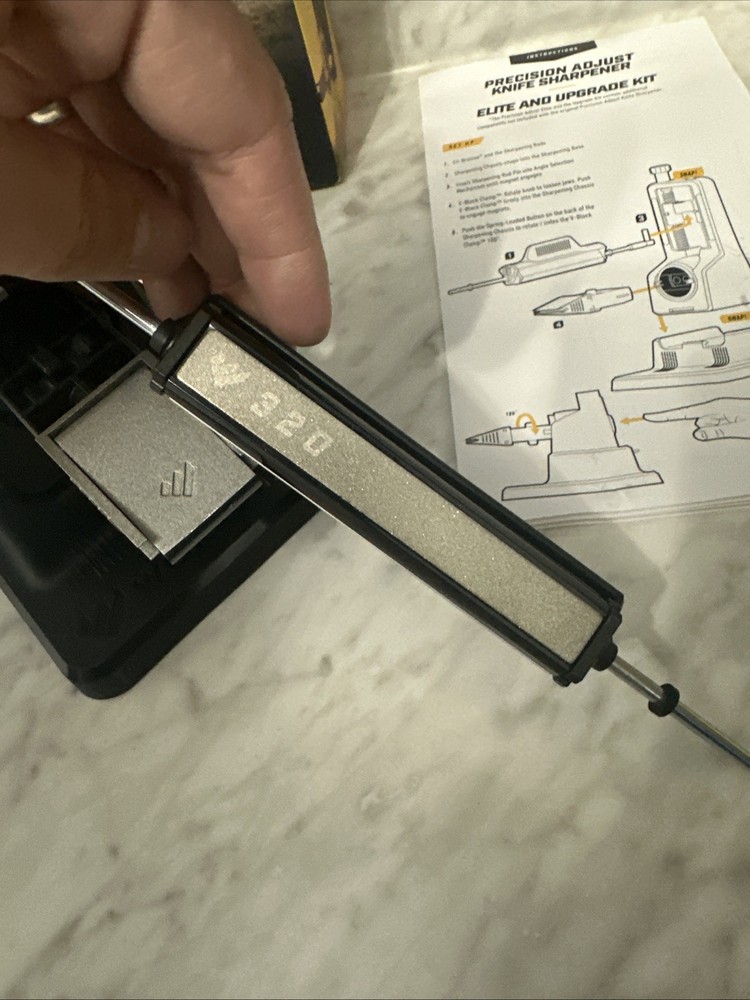 Work Sharp Black ‎Precision Adjust Knife Sharpener WSBCHPAJ Used