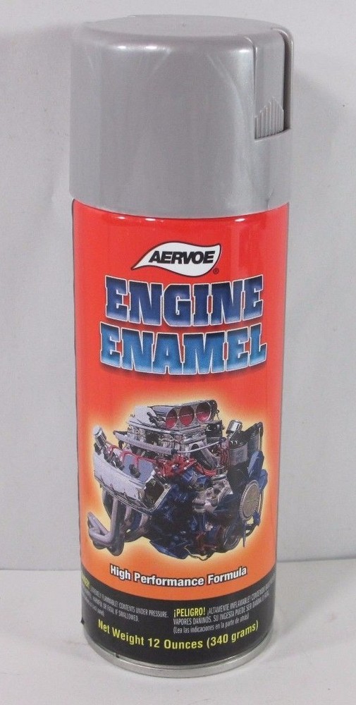 Aervoe 570 Engine Enamel Paint Universal Silver 12oz Can