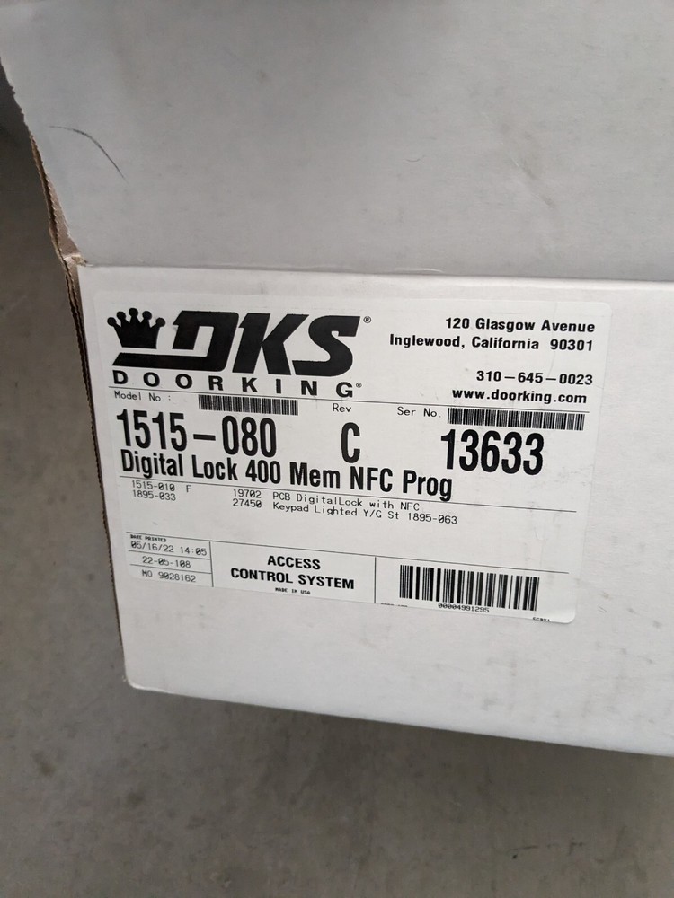 DOORKING DKS 1515-080 PCB DIGITAL LOCK with KEYPAD