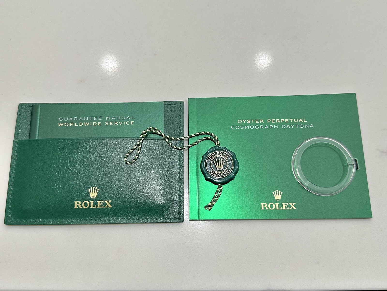 OEM Rolex Daytona N101 Bezel Protector Booklet SET 116500 116520 116508 116505
