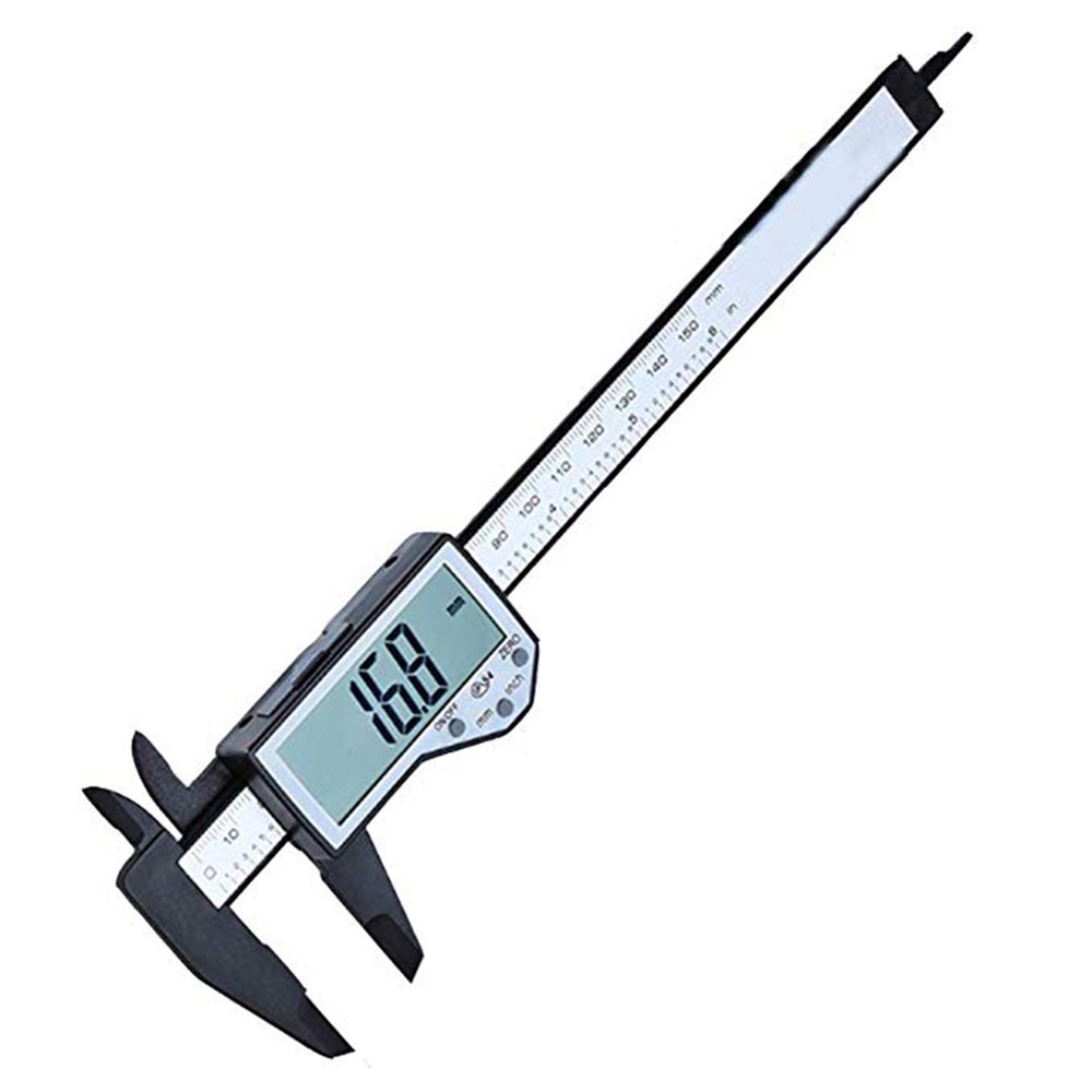 Electronic Caliper 0-150mm Digital Display Vernier Large Screen Waterproof E4Y8