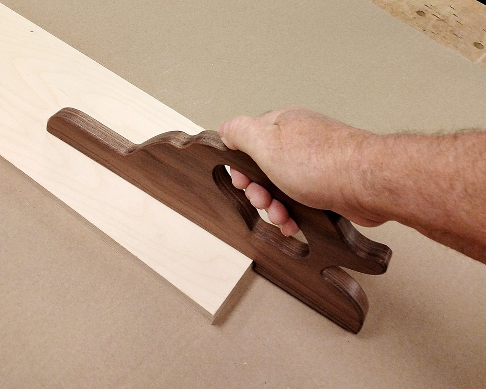 Solid Walnut Handcrafted Tablesaw Safety Push Stick Pushblock Made in USA