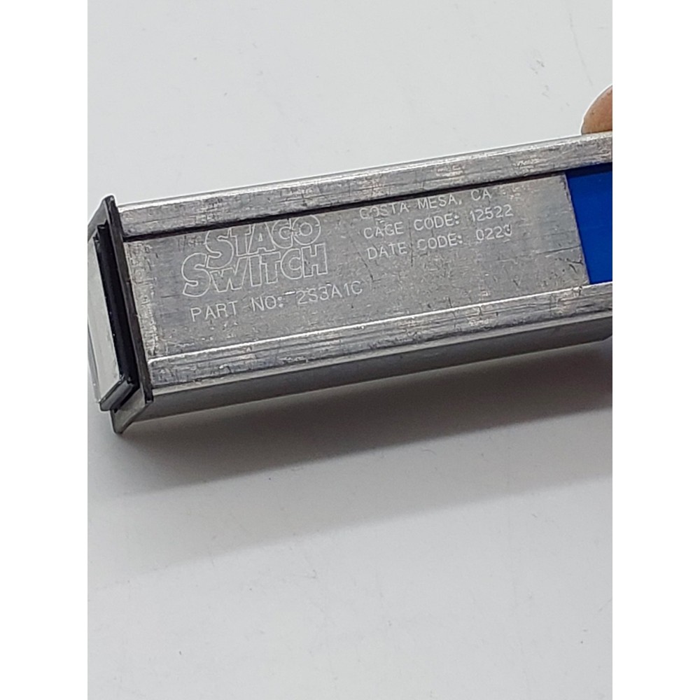 Staco Push Button Switch, 2S3A1C, Aircraft Replacement, Bulk Packed, NEW