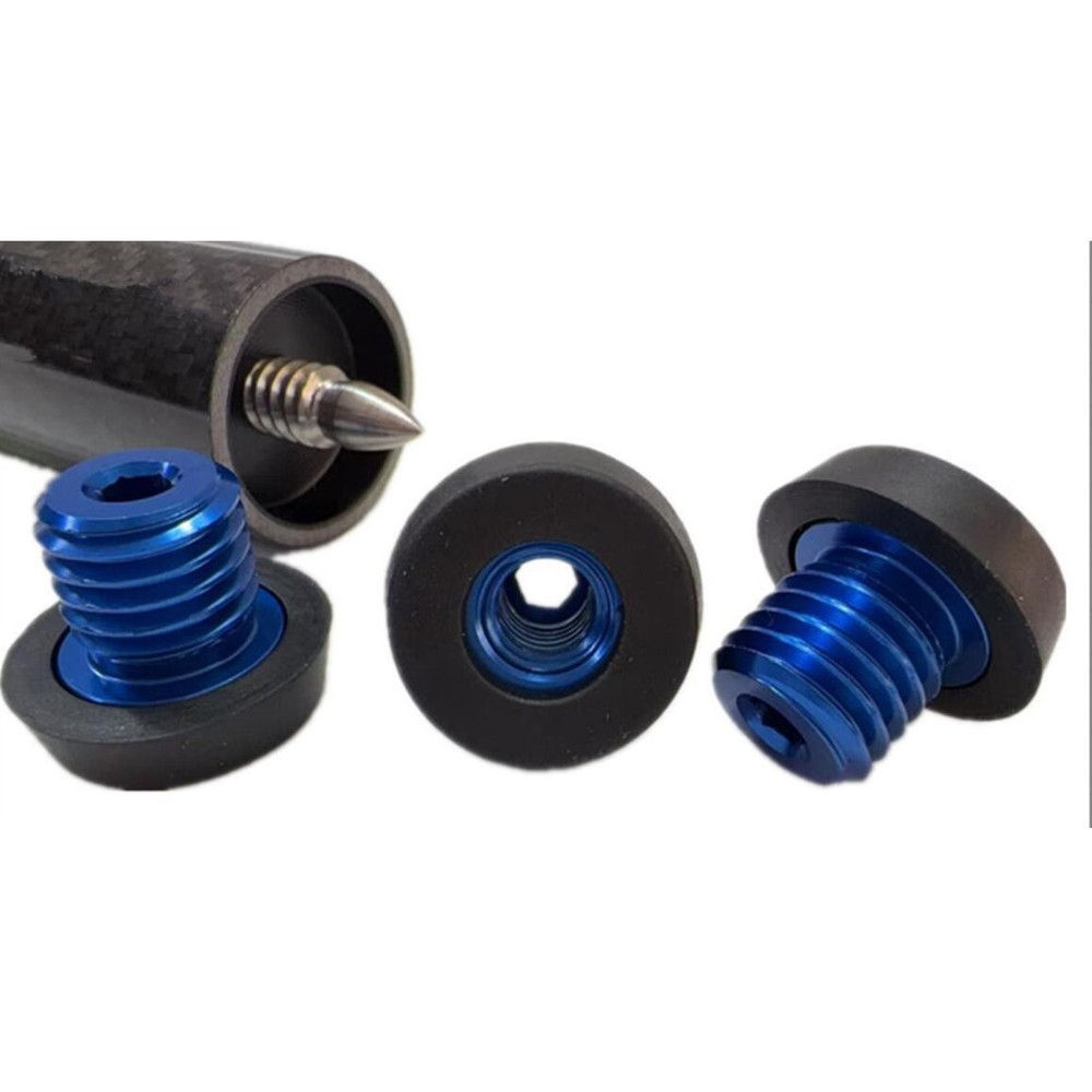 Billiards Cue Bottom Plug Practical Lightweight Screw Type Billiard Cue Bottom