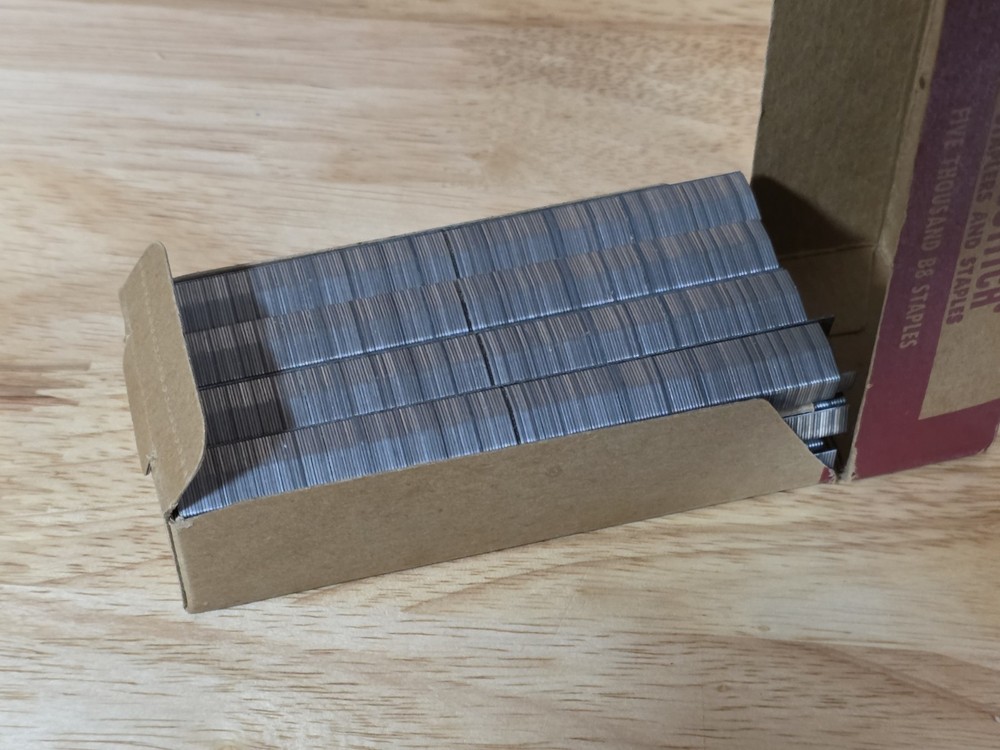 Vintage Bostitch B8 Staples - 4 Full Boxes!