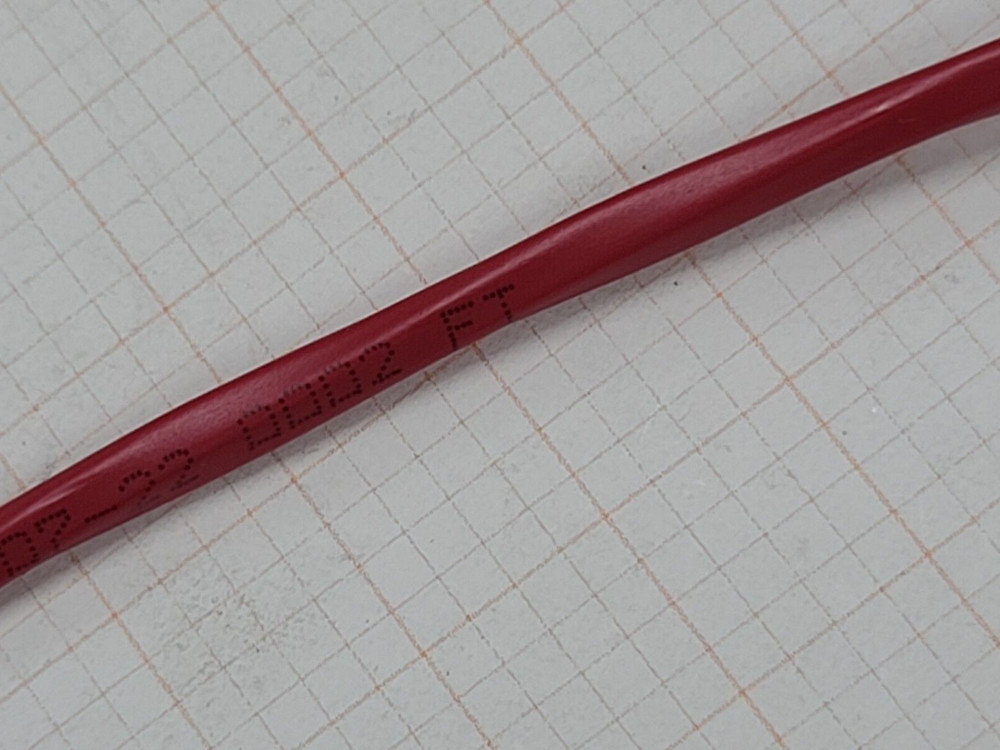Carol E3504S 18/4C Solid Plenum Fire Alarm Wire Cable FPLP Red /100ft