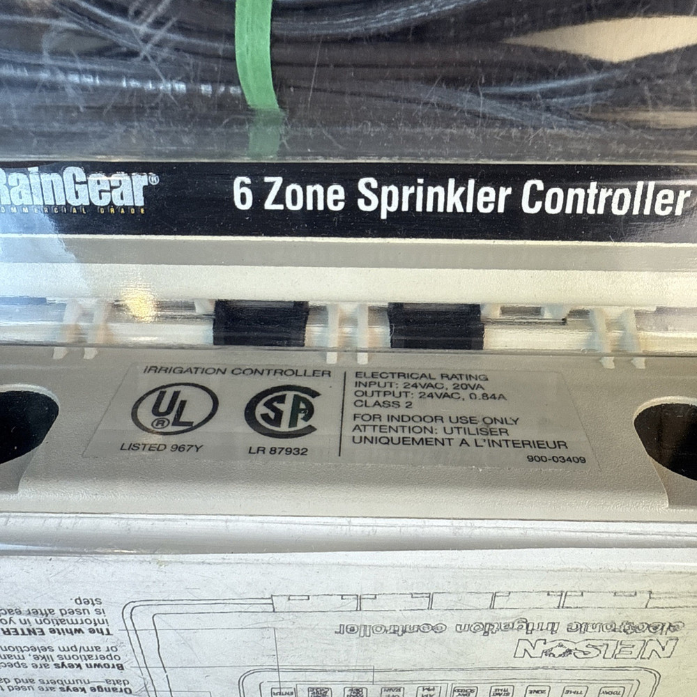 NOS Nelson Commercial Grade 6-Zone Program Irrigation Sprinkler Controller 5086