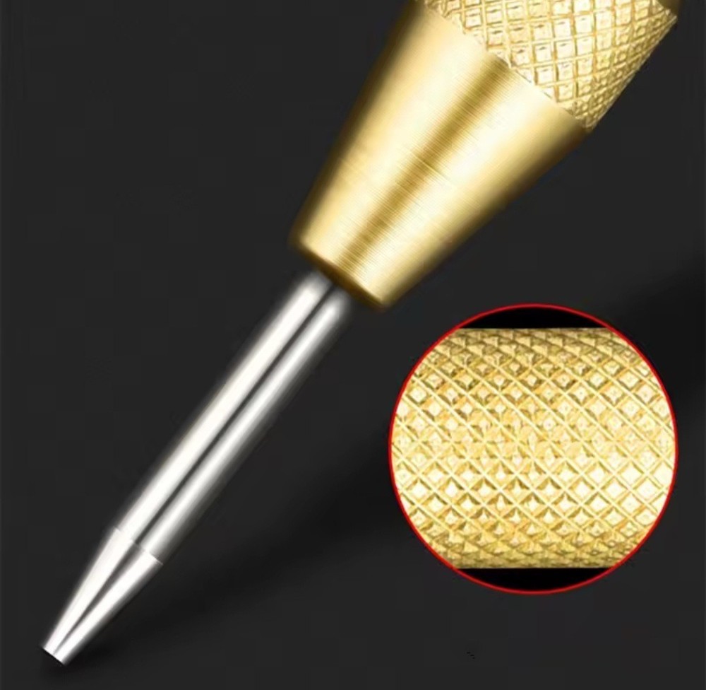 AUTOMATIC ADJUSTABLE PUNCH SNAP PUNCH CENTERING METAL HOLES