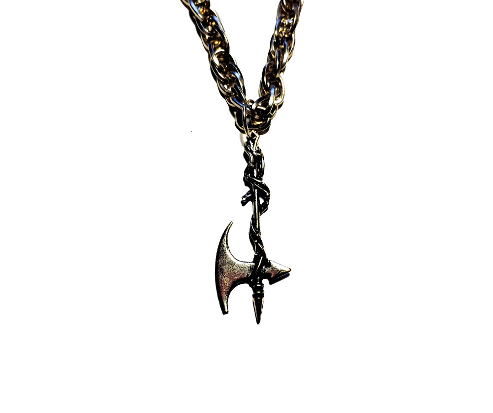 Haunted Ghost Necklace, The Lumberjack Ghost!